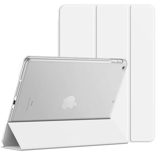 JETech Case for iPad 10.2-Inch (2021/2020/2019 Model, 9/8/7 Generation), Auto Wake/Sleep Cover (White) - Image 1