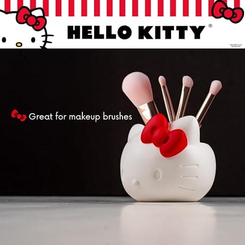Hello Kitty Toothbrush Holder - Makeup Brushes/Pens Tumbler, (Officially Licensed Product) By Franco thumbnail 3