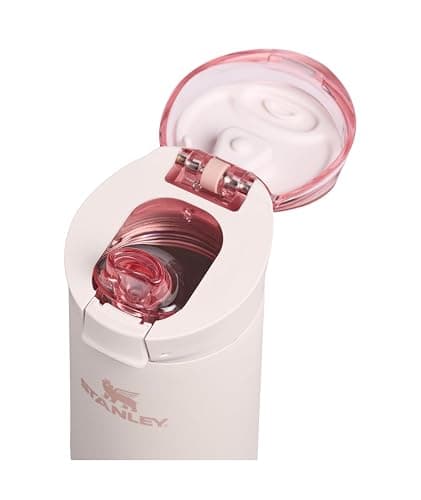 STANLEY Flowstate Spring Bottle | Leakproof Water Bottle with Carry Strap & Flip-Top Locking Lid | Insulated Stainless Steel | Fits Most Cup Holders | BPA-Free | 20 oz | Rose Quartz thumbnail 3
