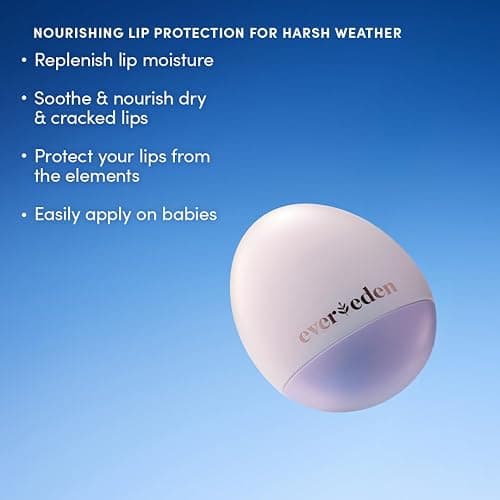 Evereden Super Rich Hydrating Lip Balm for Kids: Clean & Vegan Soothing & Nourishing Lip Balm Stick for Harsh, Cold Climates - Chaga Mushroom and Ceramides thumbnail 2