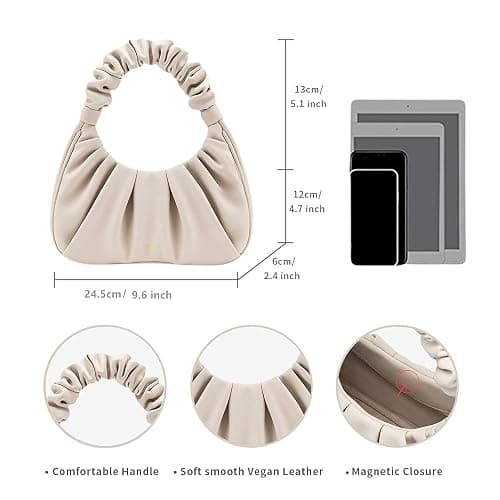 JW PEI Women's Gabbi Ruched Hobo Handbag thumbnail 7