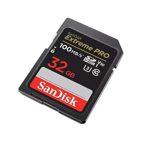 SANDISK 32GB Extreme PRO SD Memory Card, Up to 100MB/s Read Speeds, UHS-I | V30, U3, C10, 4K UHD, Up to 90MB/s Write Speeds, Compatible with Cameras and Camcorders - SDSDXXO-032G-GN4IN thumbnail 3