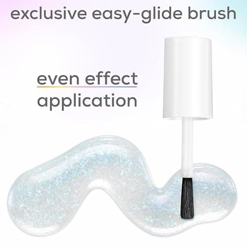 Essie Nail Art Studio, Purple Pearl Chrome Topcoat, Ethereal Escape | Rich Colour & Shine, Salon Quality Formula Nail Varnish, Layer With Other Essie Nail Polishes For A Nail Art Effect thumbnail 6