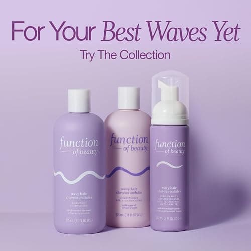 Function of Beauty Wavy Hair Mousse for Styling - Anti-Frizz Hair Styler Adds Volume & Defines Natural Waves - Volumizing & Texturizing Lightweight Styling Foam with Flexible Hold - Hair Care Products thumbnail 6