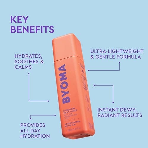 BYOMA Hydrating Milky Toner - Dewy, Ultra Hydrating Toner for Face - Soothes Skin, Locks in Moisture, Reduces Redness - Barrier Repair - 5.07 fl oz thumbnail 3