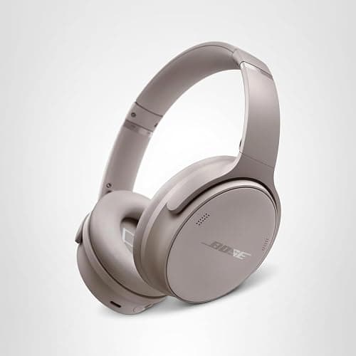 Bose QuietComfort Headphones - Wireless Bluetooth Headphones, Active Over Ear Noise Cancelling and Mic, USB-C Charging, Deep Bass, Up to 24 Hours of Playtime, Sandstone thumbnail 8