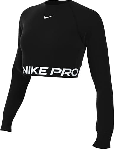 Nike Women's Pro Dri-fit Cropped Long Sleeve Top - Image 1