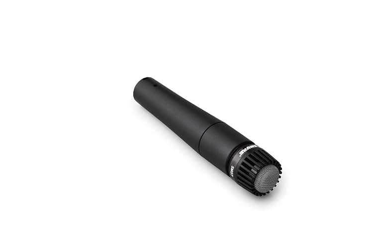 Shure SM57 Dynamic Microphone – Wired Cardioid XLR Instrument Handheld Mic for Guitar Amplifiers, Snare Drum, Percussion, Live Sound & Studio Recording, Black thumbnail 8