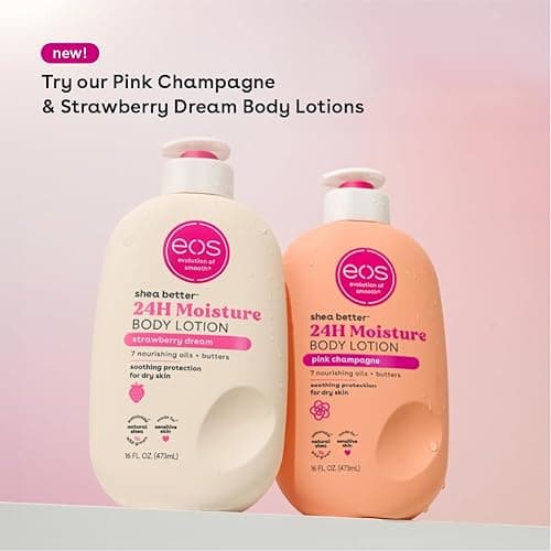 eos Shea Better Body Lotion- Vanilla Cashmere, 24-Hour Moisture Skin Care, Lightweight & Non-Greasy, Made with Natural Shea, Vegan, 16 fl oz - Vanilla Cashmere - 16 Fl Oz (Pack of 1) thumbnail 6