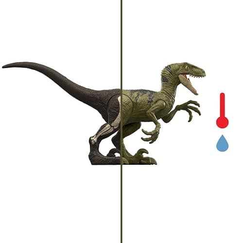 Mattel Jurassic World Dino Reveal Dinosaur Toys, Unpack Surprise & Warm Water Uncovers Full Decoration, 5 to 7 Inches, Species Vary thumbnail 5