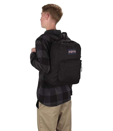 JanSport SuperBreak One Backpacks - Durable, Lightweight Bookbag with 1 Main Compartment, Front Utility Pocket with Built-in Organizer - Premium Backpack, Black thumbnail 4