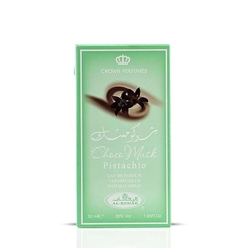 Al Rehab Choco Musk Pistachio Eau de Parfum Spray for Unisex, 1.65 Ounce / 50 ml thumbnail 4