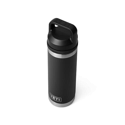 YETI Rambler Bottle Chug, Vaccum Insulated Stainless Steel Bottle with Leakproof Chug Cap, Black, 18 oz (532 ml) thumbnail 6