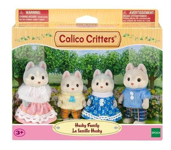 Calico Critters Husky Family, Set of 4 Collectible Doll Figures thumbnail 2