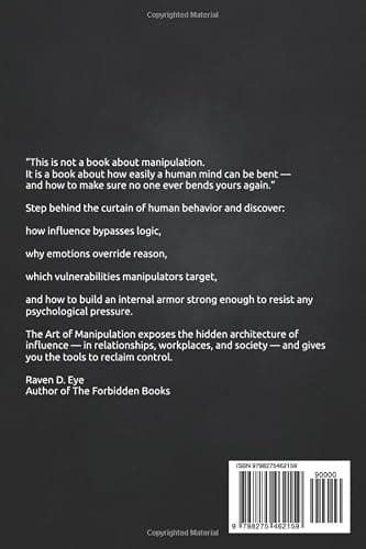 The Forbidden Books The Art of Manipulation: Hidden Mechanisms of Influence That Control the Human Mind thumbnail 2