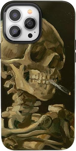 Casely iPhone 14 Pro Max Case | After Hours | Van Gogh Skeleton | Compatible with MagSafe | Bold Protective Design - Image 1