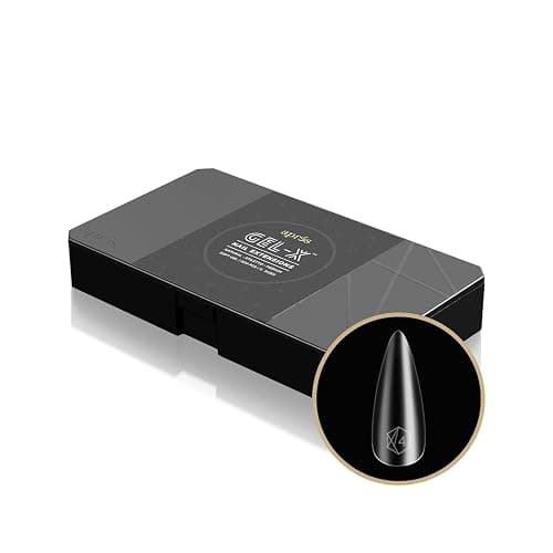 Aprés Gel-X® Natural Stiletto Medium Tip Box | 500pc Gel-X Tips, 11 Sizes 00-9, Premium Quality - Image 1