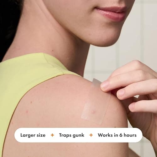 Mighty Patch Surface Large Pimple Patches for Face from Hero Cosmetics, Acne Spot for Body, Cheek, Forehead, and Chin, Pimple Stickers, Hydrocolloid Covers, Vegan-friendly, 10 Count thumbnail 3