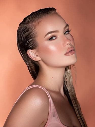 SHEGLAM Glow Bloom Liquid Waterproof Highlighter Long Lasting Cream Highlighter with Shimmer Dewy Finish - Vanilla Frost thumbnail 3