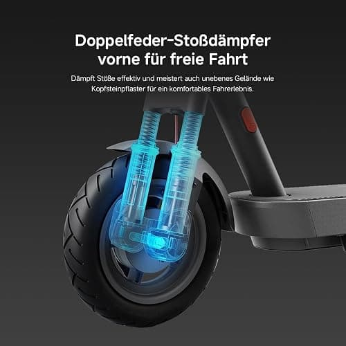 Xiaomi E-Scooter 4 Lite, 4 Pro Plus, 4 Ultra, 5 Elite, 5, 5 Pro oder 5 Max mit Deutscher Straßenzulassung (max 20km/h, bis zu 70km Reichweite und 25% Steigung, Luftreifen, Dual-Bremsen, Display, App) thumbnail 3