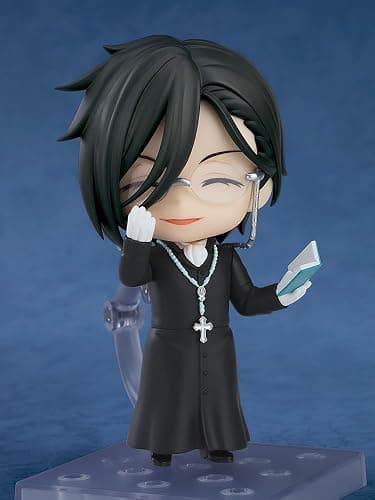 Good Smile Arts Shanghai Black Butler: Boarding School Arc - Sebastian Michaelis (Sapphire Owl Ver.) Nendoroid Action Figure thumbnail 3