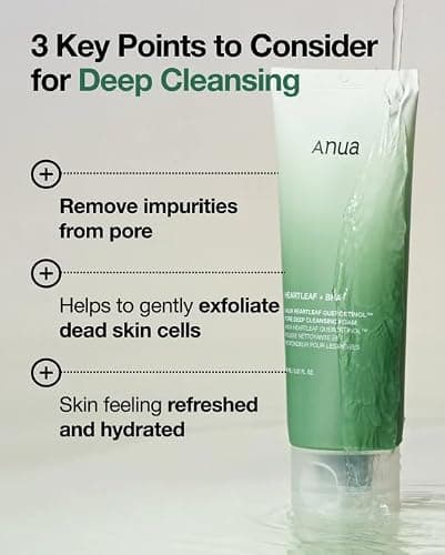 ANUA Heartleaf Quercetinol Pore Deep Cleansing Foam (150 ml) thumbnail 4