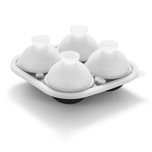 ACOOKEE Death Star Ice Cube Molds, Nerd Whiskey Gifts for Men Geeks, Fun Shapes Large Ball Ice Cube Mold for Cocktails, Bourbon thumbnail 3