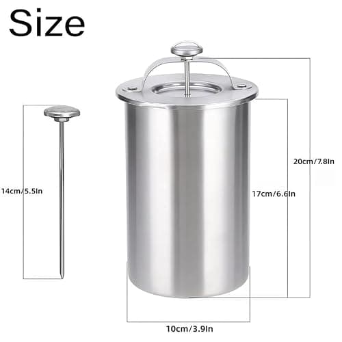 Deli Meat Press Stainless Steel - 2026 Upgraded Ham Maker Meat Press Mold for Deli Meats with Thermometer and Pressure Spring, Sturdy Healthy Lunch Meat Maker for Sandwiches & Bacon Cooker (1) thumbnail 2