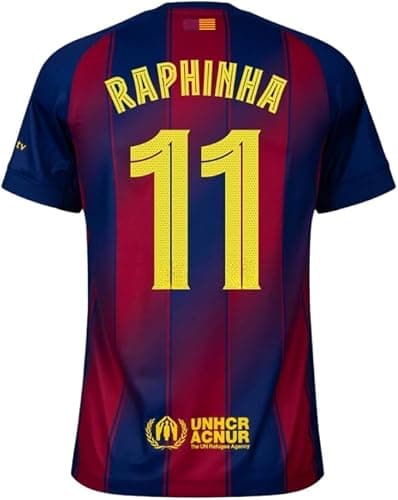 Raphinha Men’s Soccer Jersey Fan Version Short Sleeve Shirt for Game Day, Training, or Casual Wear 2025 - Image 1