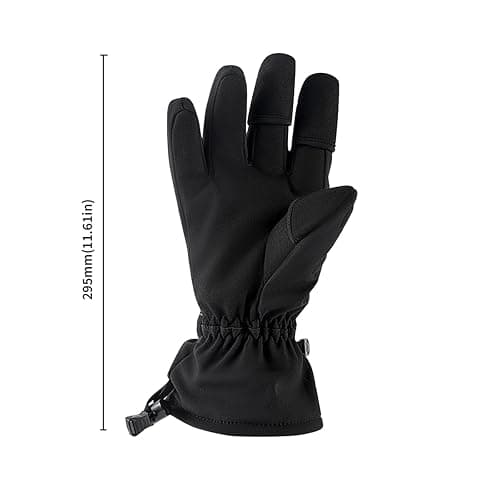 YUULNMOP Drone Flight Gloves Photography Gloves Suitable for Outdoor Professional Photographers Cycling Mountaineering Walking Driving Skiing Winter Warm Gloves Size L/XL thumbnail 3