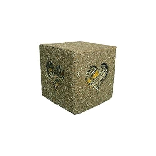 Rosewood Naturals I Love Hay Forage Cube, Small Animal Treat and Gnaw Toy for Rabbits, Guinea Pigs, Chinchillas, Degus, Hamsters, Gerbils, Mice and Rats - Large - 1 count (Pack of 1) - Image 1