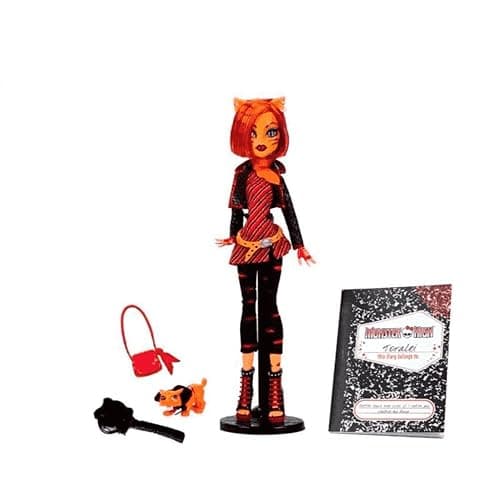 Monster High Boo-riginal Creeproduction Doll, Toralei Collectible Reproduction with Doll Stand, Diary, and Pet Saber-Tooth Tiger Sweet Fangs thumbnail 5
