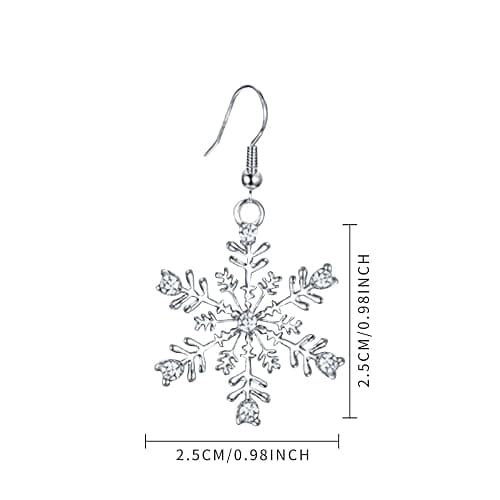 Orecchini con fiocchi di neve thumbnail 5