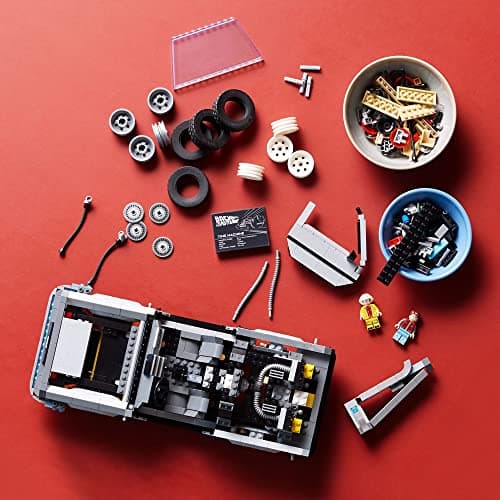 LEGO Icons Back to the Future Time Machine 10300, Model Car Building Kit Based on the Delorean from the Iconic Movie, Perfect Build for Teens and Adults Who Love to Create thumbnail 3
