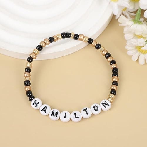 Byqone 4Pcs Broadway Musical Bracelet Merch for Hamilton Lover Gifts, Rise Up Bracelet Gifts for Girl Woman Men thumbnail 6