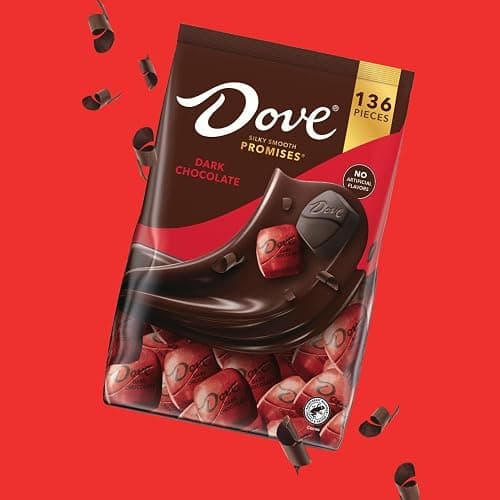 DOVE PROMISES Dark Chocolate Candy, 136 Ct Bulk Bag thumbnail 4