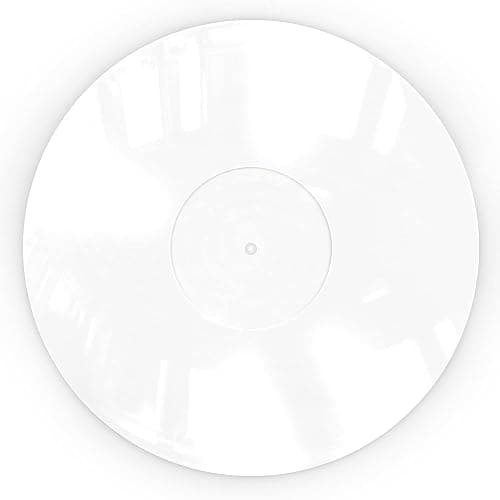 PRO SPIN White Acrylic Turntable Mat - Platter Slipmat for 12" Vinyl Vintage Record Player - Antistatic Cover, Reduces Noise & Sounds from Static & Dust - Tighter Bass Quality, Record Player Mat thumbnail 9