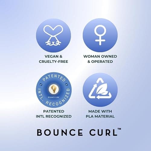 Bounce Curl Volume EdgeLift Brush, 5-in-1 Tool for Volumized, Defined Curls, Waves & Coils - Blue thumbnail 8