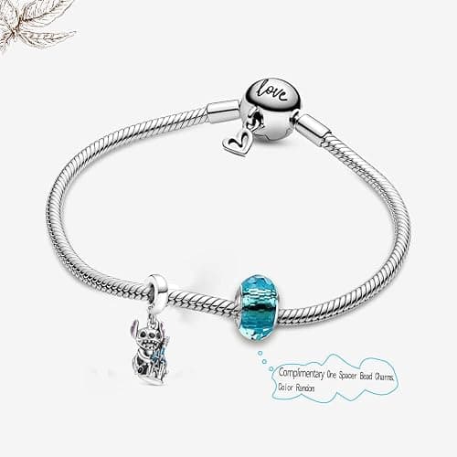 HappyStar beads charms,passt Charms Armbänder Halskette Europäischen Schmuck ，Bead Charms für Damen,925 Sterling Silber Dangle Anhänger thumbnail 3