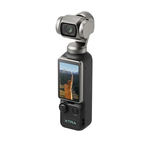 Xtra Muse, Vlogging Camera with 1'' CMOS & 4K/120fps Videos, Pocket Camera with 3-Axis Gimbal Stabilizer, Fast Focusing, Face/Object Tracking, Digital Video Camera for Photography, Digital Camera thumbnail 10