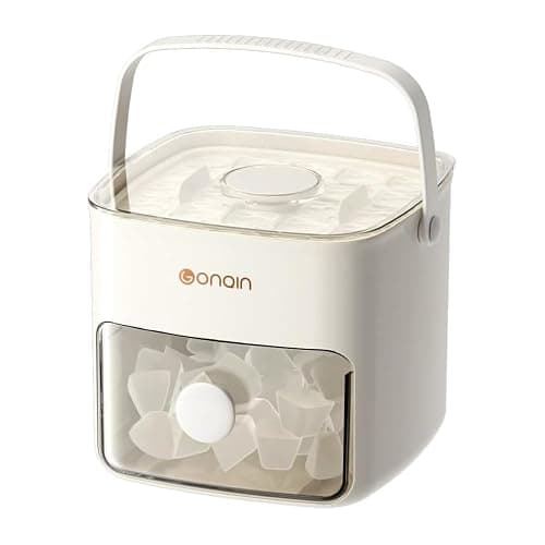 axGear Ice Cube Box Portable Storage Tray with Cover - Image 1