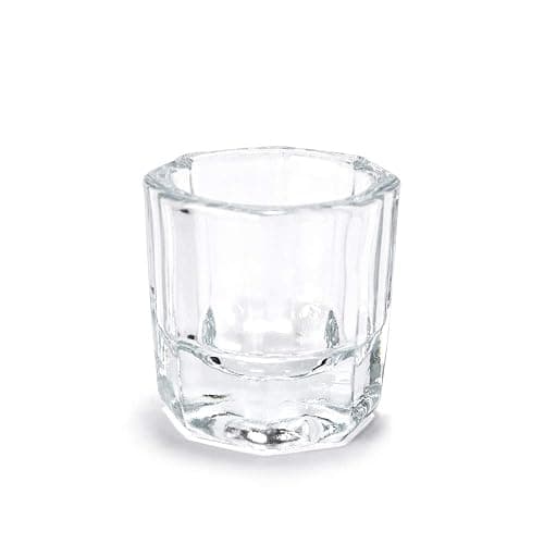 siyuwuro 2Pcs Nail Art Dappen Dish Cups for Acrylic Liquid and Powder Clear Glass Nail Bowl Acrylic Powder Holder Nail Liquid Cup Acrylic Glass Jar Crystal Bowl for Nails thumbnail 5