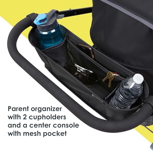 Baby Trend Tour™ LTE 2-in-1 Stroller Wagon, Gravity Black thumbnail 6