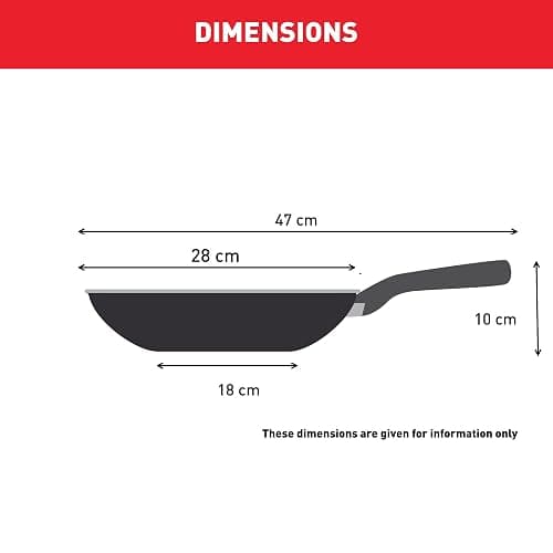 Tefal Delight Poêle wok 28 cm, Revêtement antiadhésif sûr, Indicateur de température, Corps aluminium 100% recyclé, Tous feux, Fabriqué en France G2931902 thumbnail 2