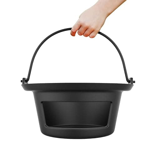 Ash Basket Charcoal Ash Can Basket Cast Iron Ash Can for Big Green Egg Large, Kamado Joe Classic, Louisiana Grill LG24 and Grills thumbnail 4