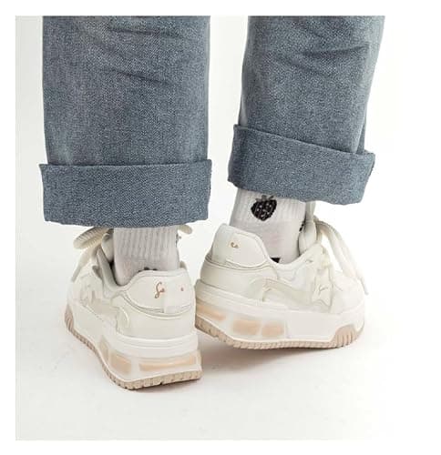 UNMULFC Star Shoes Women Walking Sneakers Y2k Shoes Platform Chunky Aesthetic Cute Travel Outdoor Sport thumbnail 6
