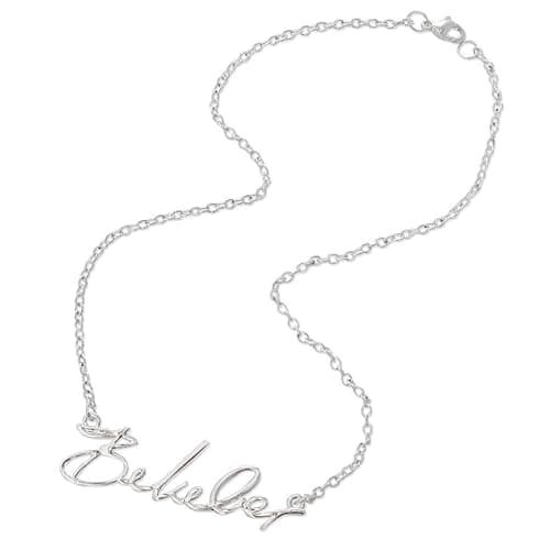 GIOIA Justin Bieber Belieber Script Necklace thumbnail 2