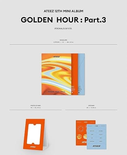 ATEEZ GOLDEN HOUR : PART.3 12th mini album POCA ALBUM Ver. thumbnail 2