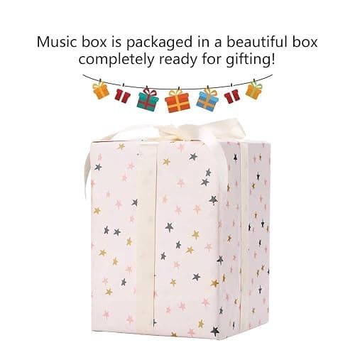 LOVE FOR YOU Gift Wrapped Music Box Carousel Horses Color Lights Unicorn Musical Snow Globe for Girls and Women Kids Sister Daughter Mom Granddaughter Grandma Christmas Birthday Presents Gifts thumbnail 4