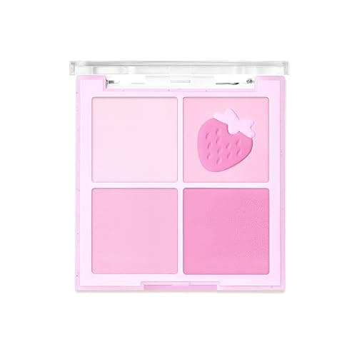 dasique Blending Mood Cheek | f#06 Berry Smoothie | korean makeup | 4 Blendable Shades in Lightweight Smooth Powder | Vegan | Pink Blush thumbnail 4